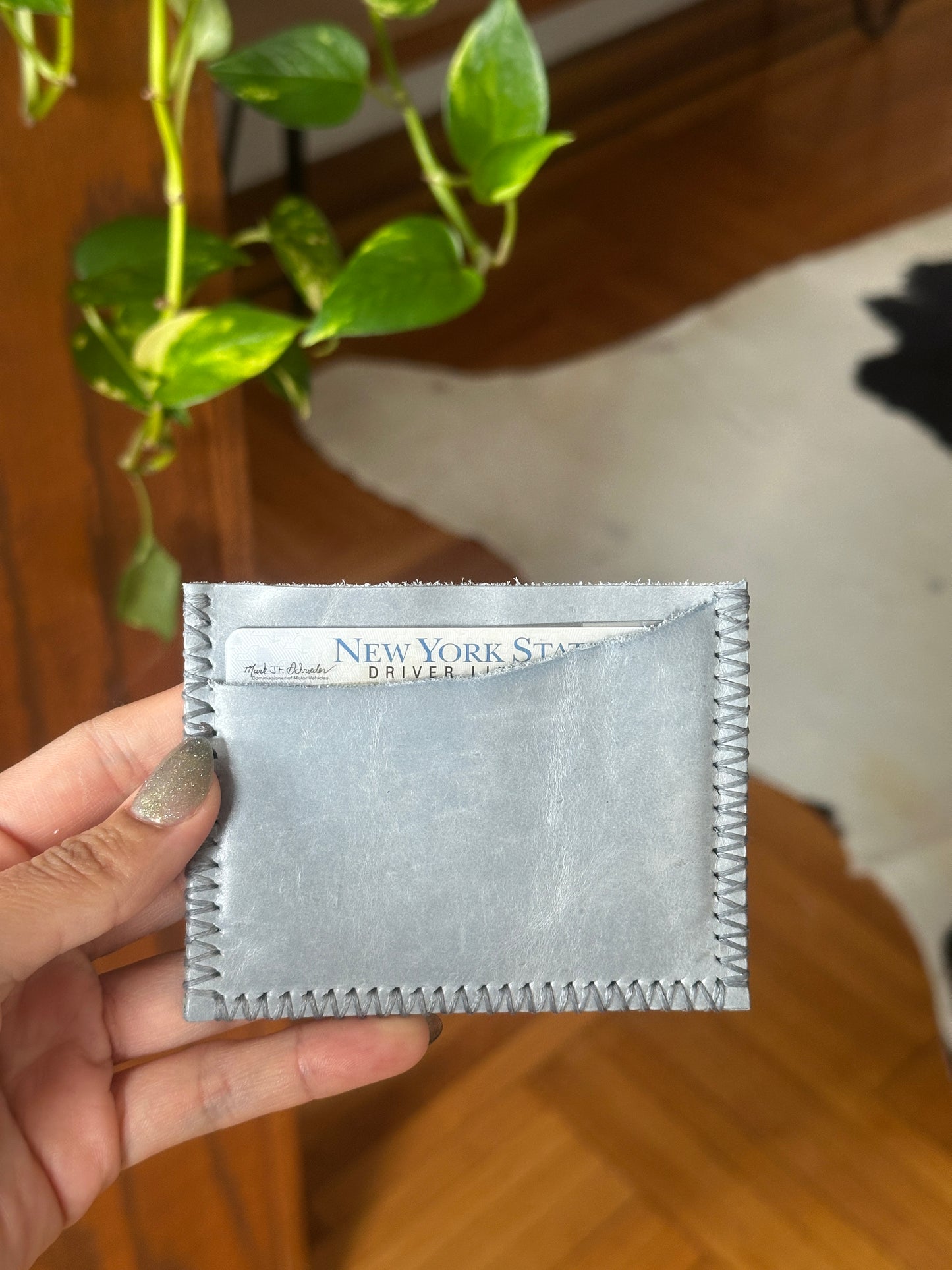 leather card holder