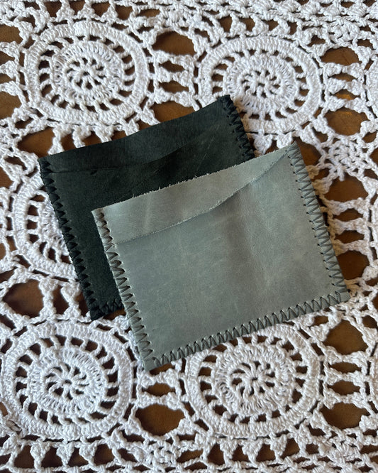 leather card holder - customizable