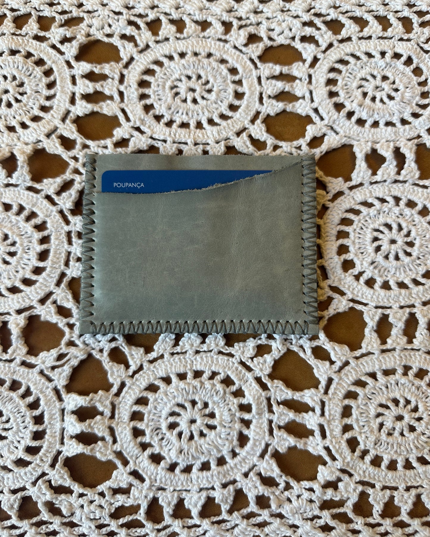 leather card holder
