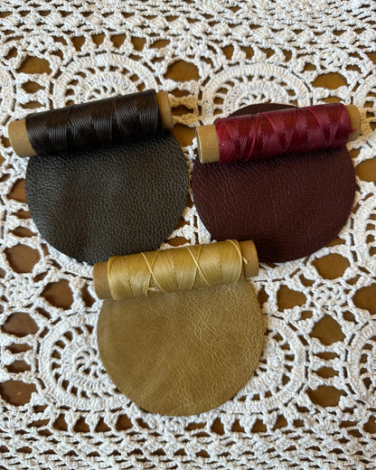 leather card holder - customizable