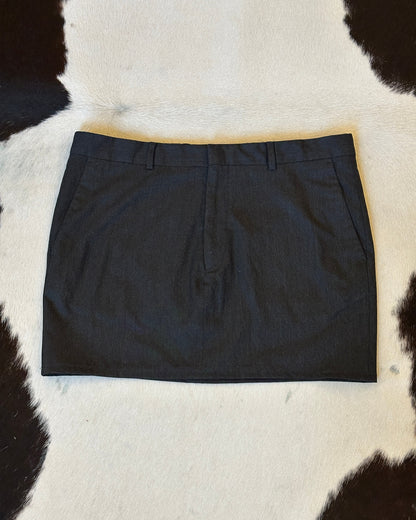 mini skirt - carvão 34"